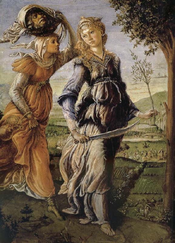 Sandro Botticelli Judith Villa return Germany oil painting art